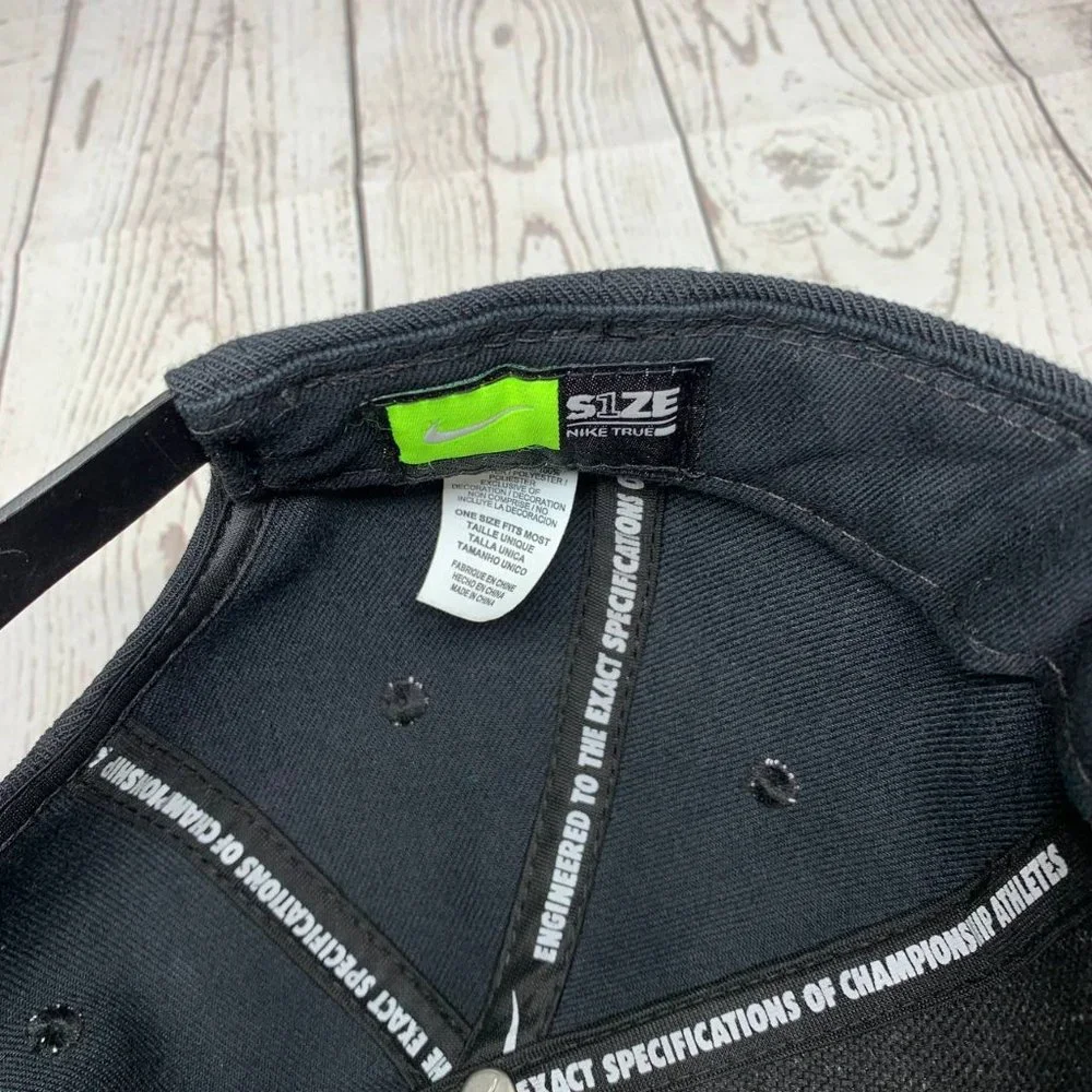 Nike‎ Youth/kid Swoosh Sportswear Classic Hat Snapback Cap Black